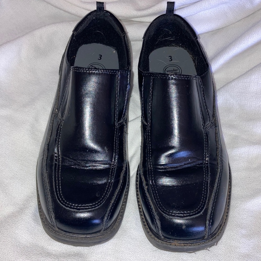 Boys Black dress shoes